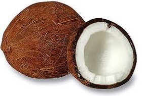 Coconut from the store, husk removed