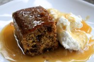 Sticky Date Pudding with Toffee and Single Malt Scotch Sauce