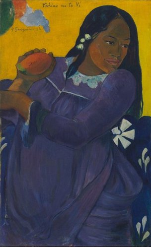 Woman with Mango