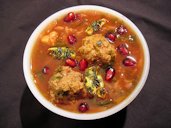 Persian pomegranate soup