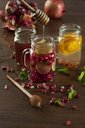 Infused pomegranate water
