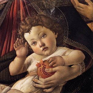 Madonna of the Pomeganate (detail)