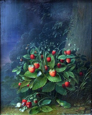 Strawberries, Johann Adam Schlesinger, 1820