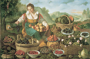 La Fruttivendola. The Fruit Seller.